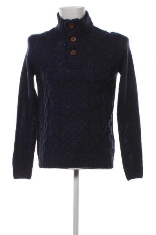 Мъжки пуловер Pier One, Размер S, Цвят Син, Цена 46,00 лв.