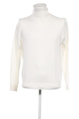 Ανδρικό πουλόβερ Pier One, Μέγεθος L, Χρώμα Λευκό, Τιμή 10,43 €
