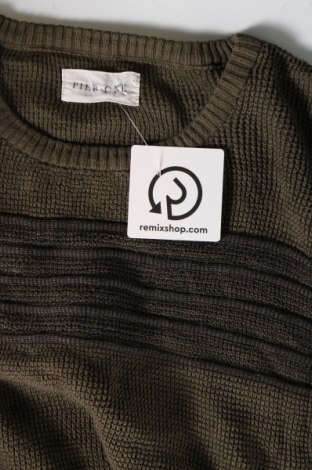 Мъжки пуловер Pier One, Размер L, Цвят Зелен, Цена 14,79 лв.