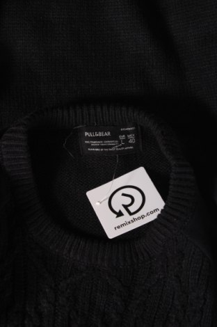 Ανδρικό πουλόβερ Pull&Bear, Μέγεθος L, Χρώμα Μαύρο, Τιμή 4,66 €