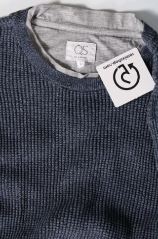 Pánsky sveter  Q/S by S.Oliver, Veľkosť L, Farba Modrá, Cena  10,41 €