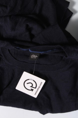 Ανδρικό πουλόβερ S.Oliver, Μέγεθος XL, Χρώμα Μπλέ, Τιμή 10,73 €