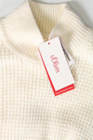 Ανδρικό πουλόβερ S.Oliver, Μέγεθος M, Χρώμα Εκρού, Τιμή 17,86 €