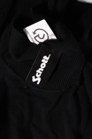 Мъжки пуловер Schott, Размер L, Цвят Черен, Цена 110,16 лв.