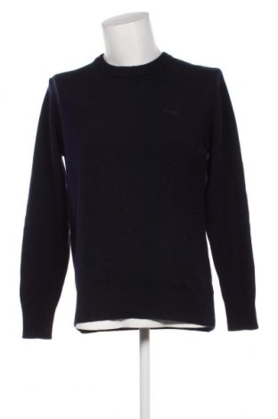 Мъжки пуловер Schott, Размер L, Цвят Син, Цена 30,60 лв.