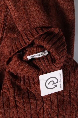 Ανδρικό πουλόβερ Sorbino, Μέγεθος S, Χρώμα Καφέ, Τιμή 9,46 €