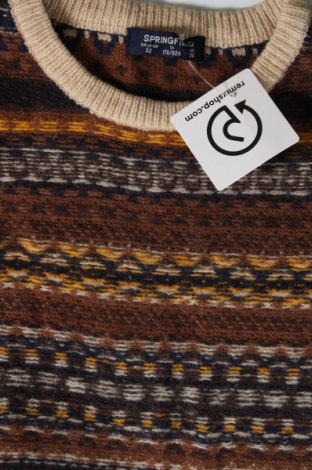 Мъжки пуловер Springfield, Размер S, Цвят Многоцветен, Цена 34,00 лв.