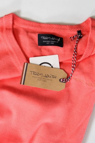 Мъжки пуловер Teddy Smith, Размер XXL, Цвят Розов, Цена 20,02 лв.