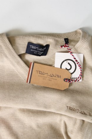 Мъжки пуловер Teddy Smith, Размер S, Цвят Бежов, Цена 20,02 лв.