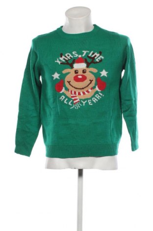 Мъжки пуловер Tex, Размер M, Цвят Зелен, Цена 17,40 лв.