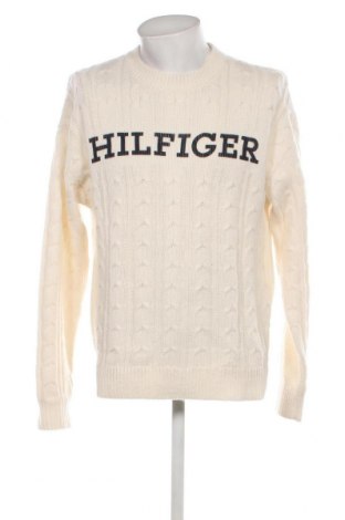 Мъжки пуловер Tommy Hilfiger, Размер M, Цвят Екрю, Цена 204,00 лв.