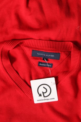 Мъжки пуловер Tommy Hilfiger, Размер L, Цвят Червен, Цена 95,80 лв.