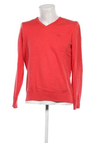 Мъжки пуловер Tommy Hilfiger, Размер L, Цвят Червен, Цена 57,48 лв.