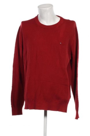Мъжки пуловер Tommy Hilfiger, Размер 3XL, Цвят Червен, Цена 122,40 лв.