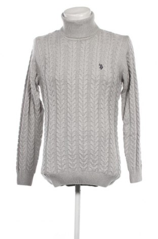 Мъжки пуловер U.S. Polo Assn., Размер M, Цвят Сив, Цена 140,00 лв.