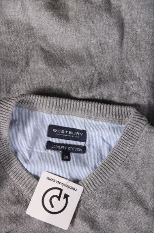 Мъжки пуловер Westbury, Размер 3XL, Цвят Сив, Цена 27,54 лв.