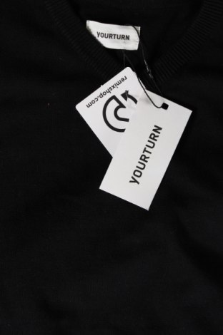 Ανδρικό πουλόβερ Your Turn, Μέγεθος M, Χρώμα Μαύρο, Τιμή 39,69 €