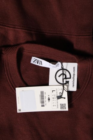 Herrenpullover Zara, Größe L, Farbe Braun, Preis 22,04 €