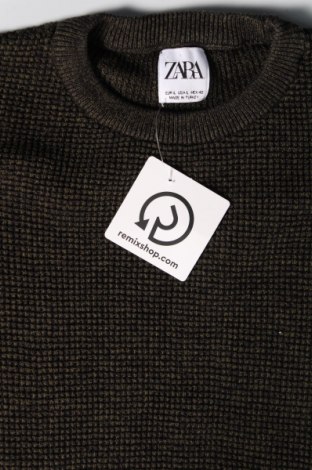 Ανδρικό πουλόβερ Zara, Μέγεθος L, Χρώμα Πράσινο, Τιμή 24,96 €