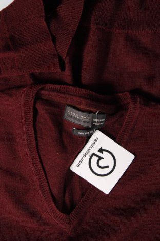 Ανδρικό πουλόβερ Zara Man, Μέγεθος M, Χρώμα Κόκκινο, Τιμή 8,24 €