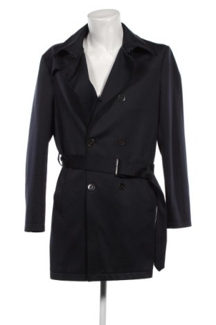 Мъжки шлифер Zara Man, Размер XL, Цвят Син, Цена 41,49 лв.