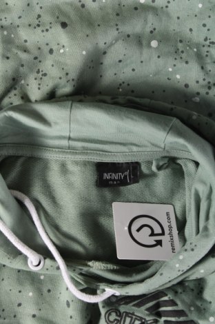 Herren Sweatshirt Infinity, Größe L, Farbe Grün, Preis € 7,87