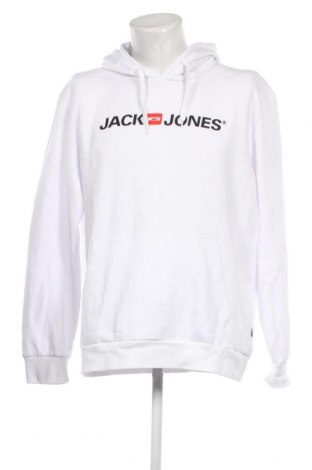 Ανδρικό φούτερ Jack & Jones, Μέγεθος XXL, Χρώμα Λευκό, Τιμή 17,58 €