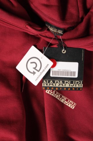 Ανδρικό φούτερ Napapijri, Μέγεθος S, Χρώμα Κόκκινο, Τιμή 39,84 €