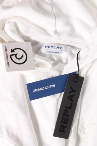Herren Sweatshirt Replay, Größe L, Farbe Weiß, Preis 61,41 €