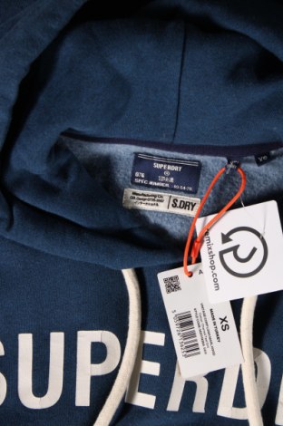Herren Sweatshirt Superdry, Größe XS, Farbe Blau, Preis 29,51 €