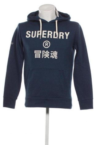 Herren Sweatshirt Superdry, Größe S, Farbe Blau, Preis 29,51 €