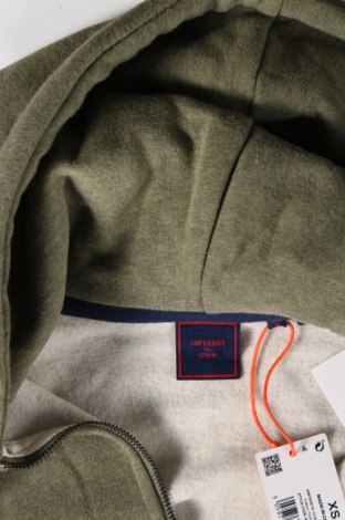 Herren Sweatshirt Superdry, Größe XS, Farbe Grün, Preis 29,51 €