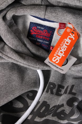 Herren Sweatshirt Superdry, Größe L, Farbe Grau, Preis € 21,86