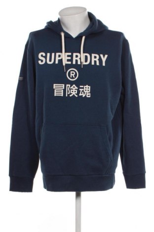 Herren Sweatshirt Superdry, Größe 3XL, Farbe Blau, Preis 29,51 €