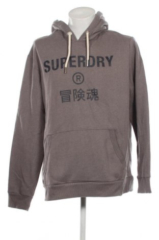 Ανδρικό φούτερ Superdry, Μέγεθος 3XL, Χρώμα Γκρί, Τιμή 54,64 €