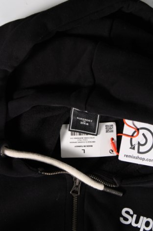 Herren Sweatshirt Superdry, Größe L, Farbe Schwarz, Preis 29,51 €