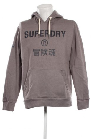 Ανδρικό φούτερ Superdry, Μέγεθος XL, Χρώμα Γκρί, Τιμή 53,00 €