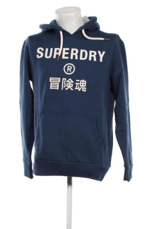 Herren Sweatshirt Superdry, Größe L, Farbe Blau, Preis 29,51 €
