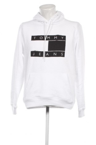 Herren Sweatshirt Tommy Jeans, Größe L, Farbe Weiß, Preis 66,39 €