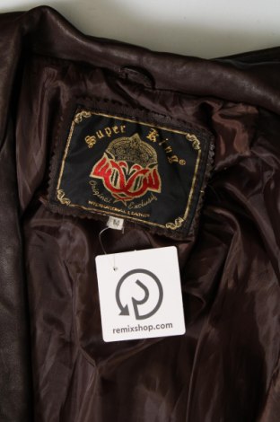 Pánska kožená bunda , Veľkosť M, Farba Hnedá, Cena  55,21 €