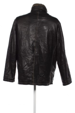 Ανδρικό δερμάτινο μπουφάν, Μέγεθος XL, Χρώμα Μαύρο, Τιμή 60,23 €