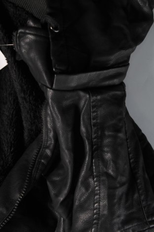 Мъжко кожено яке, Размер 4XL, Цвят Черен, Цена 49,00 лв.