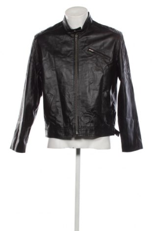 Pánska kožená bunda , Veľkosť L, Farba Čierna, Cena  23,61 €
