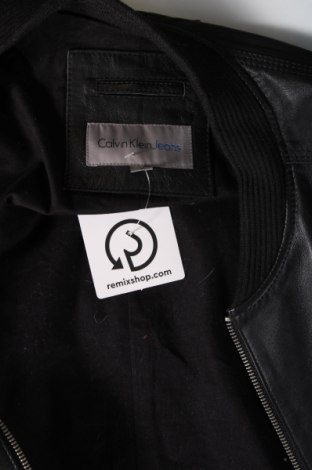 Męska skórzana kurtka Calvin Klein Jeans, Rozmiar XL, Kolor Czarny, Cena 1 049,12 zł