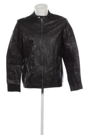 Pánska kožená bunda  Core By Jack & Jones, Veľkosť L, Farba Čierna, Cena  66,03 €