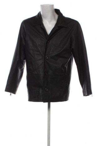 Ανδρικό δερμάτινο μπουφάν Henry Morell, Μέγεθος XL, Χρώμα Μαύρο, Τιμή 26,48 €