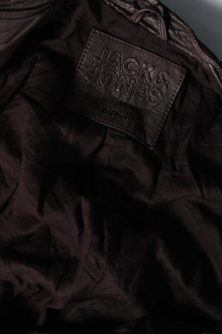 Pánska kožená bunda  Jack & Jones, Veľkosť M, Farba Hnedá, Cena  77,68 €