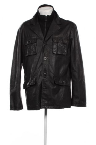 Pánská kožená bunda  Kiabi Casual, Velikost XL, Barva Černá, Cena  597,00 Kč