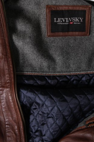 Pánska kožená bunda  Levinsky, Veľkosť XL, Farba Hnedá, Cena  60,67 €