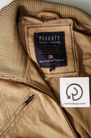 Pánská kožená bunda  Peckott, Velikost XL, Barva Béžová, Cena  1 245,00 Kč
